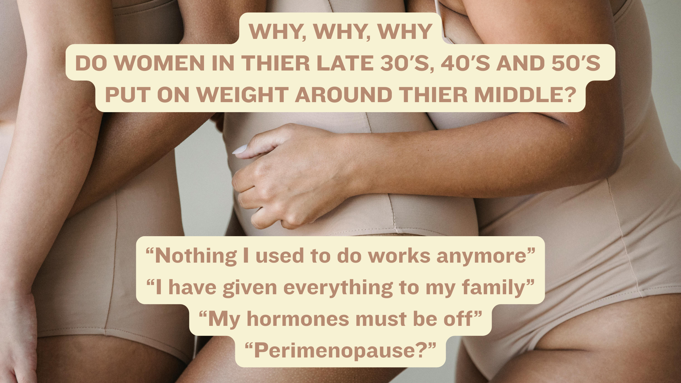 Why Do Women in Their 40s Gain Weight? An Evidence‑Based Analysis (applies to late 30's and 50's too)