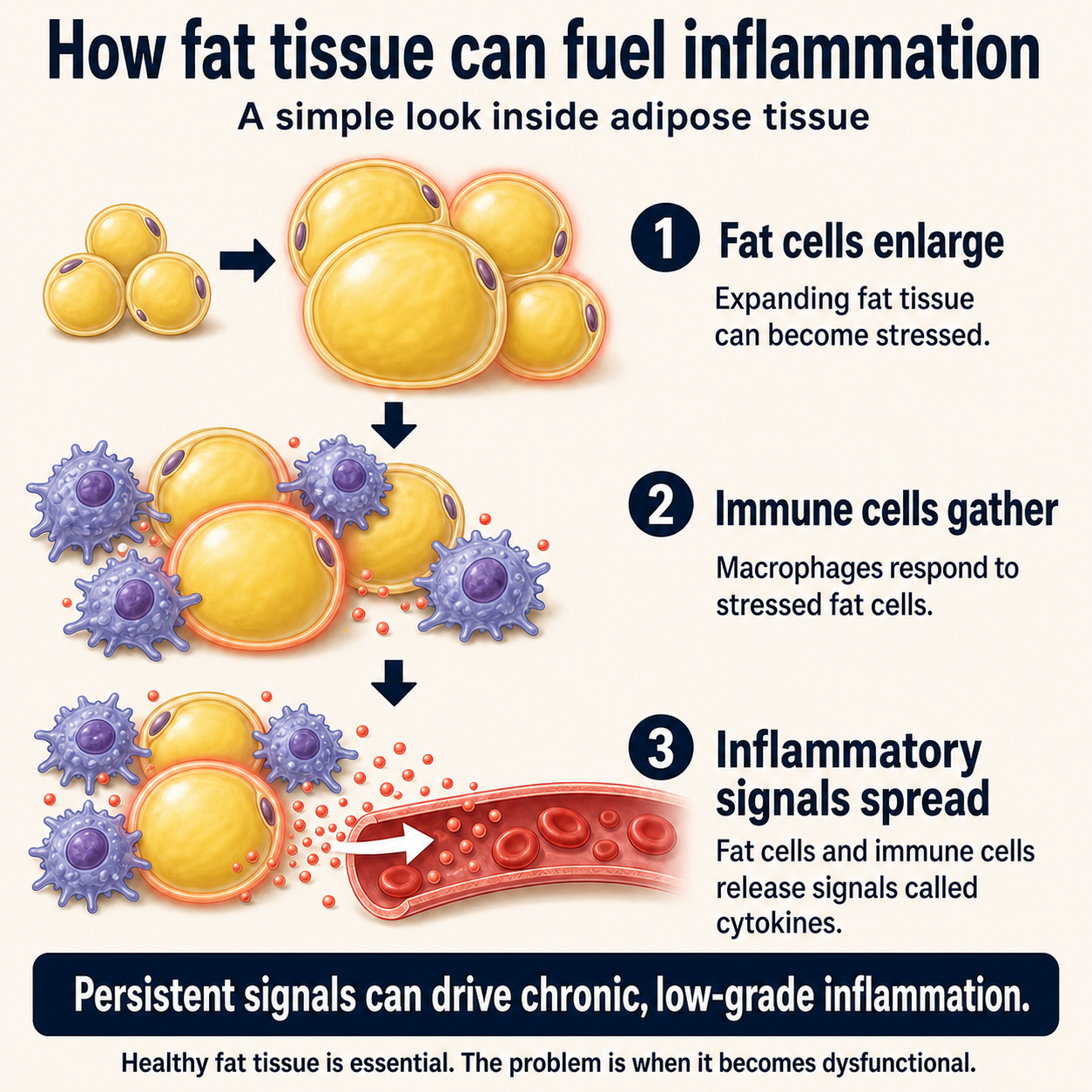 Inflammation and Obesity: The Hidden Metabolic Link